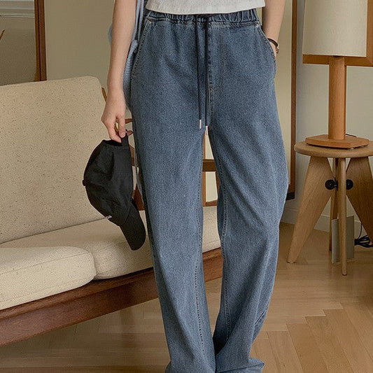 ｜FROM HEAD TO TOE｜｜Signature Label｜  *Love From* Bolio Banding Denim Pants (Waist Banding)