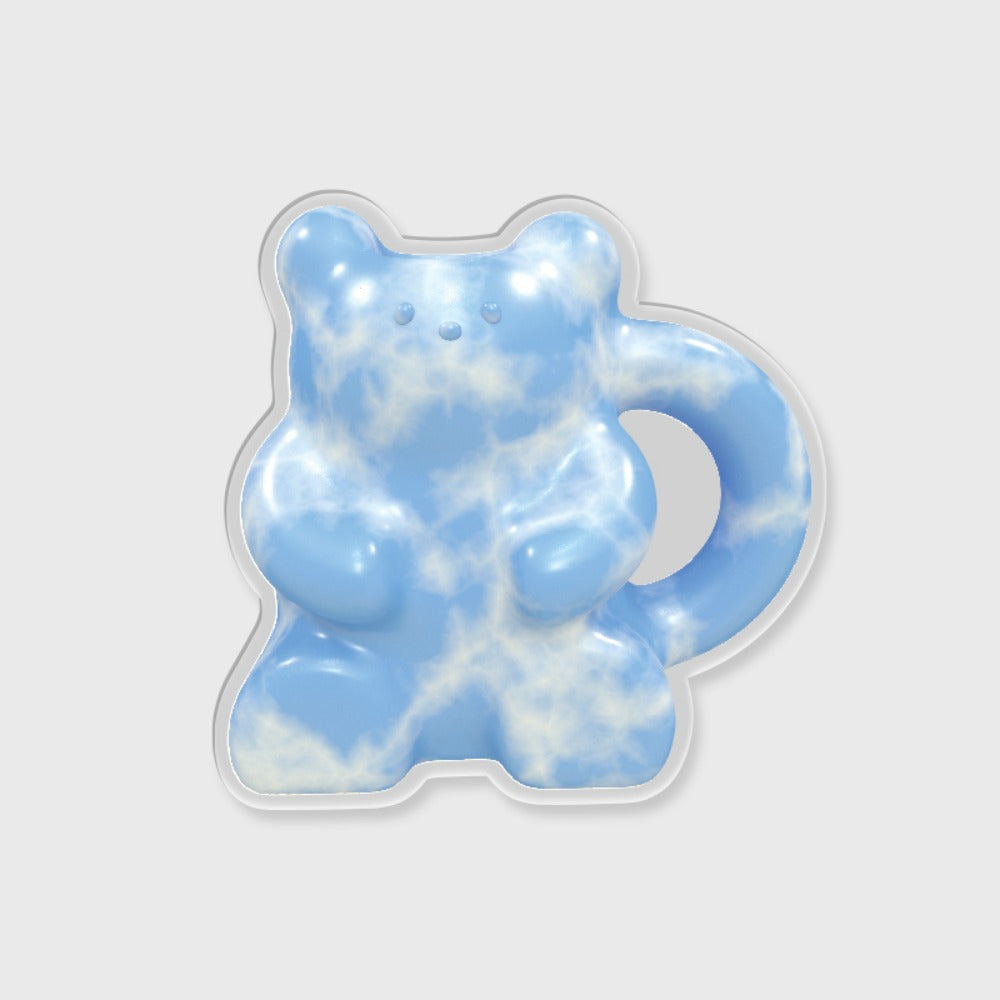 ｜THENINEMALL｜ 블루 포터리 Acrylic Tok