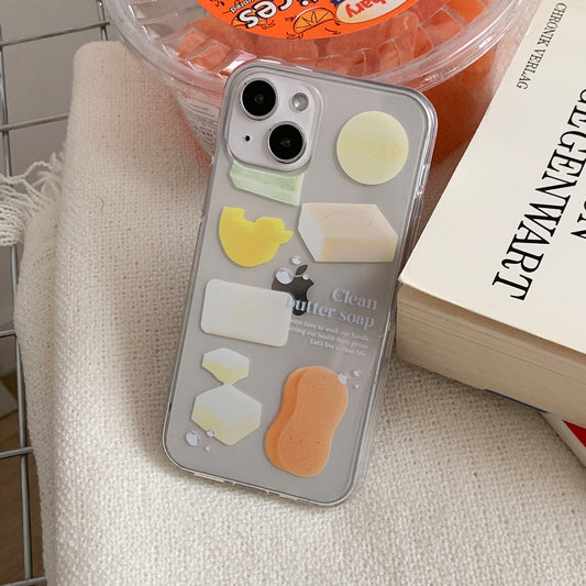 ｜Mademoment｜ 클린버터 디자인 Clear Phone Case (3 Types)