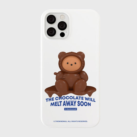 ｜THENINEMALL｜ 멜트 초콜릿 구미 Hard Phone Case (3 types)