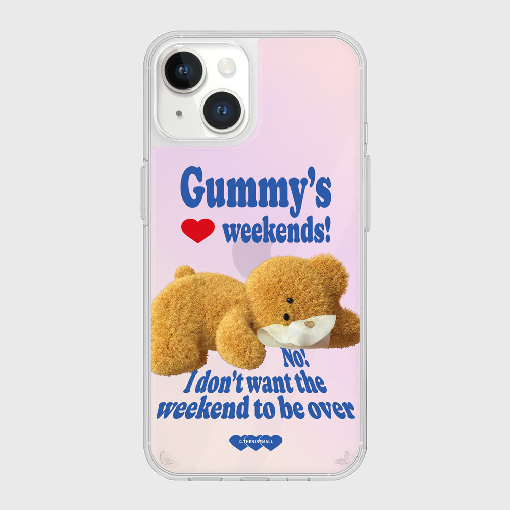 ｜THENINEMALL｜ Love Weekends Mirror Phone Case