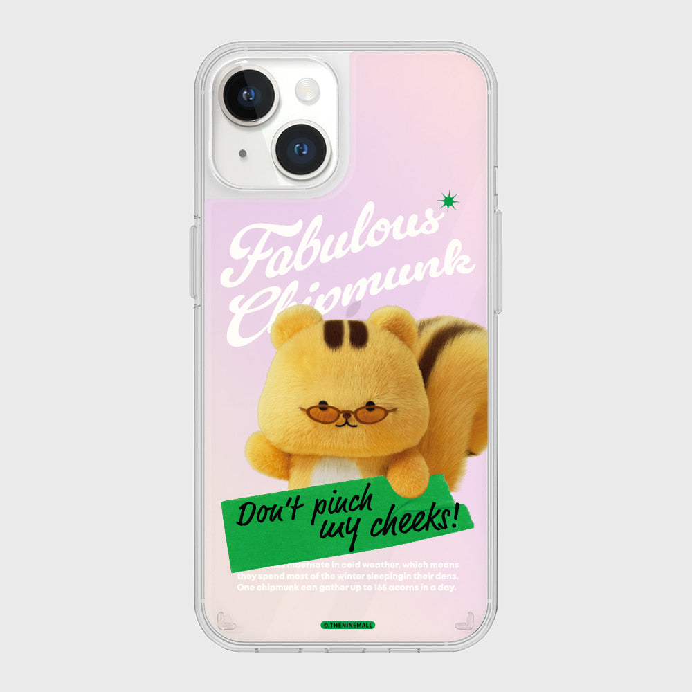 ｜THENINEMALL｜ Fabulous Chipmunk Mirror Phone Case