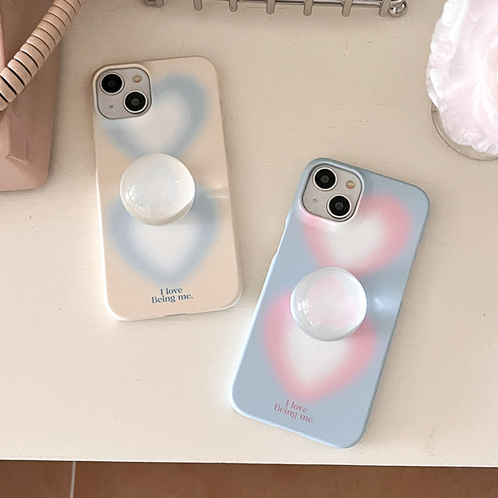 ｜Mademoment｜ Two Heart Gradation Design Phone Case