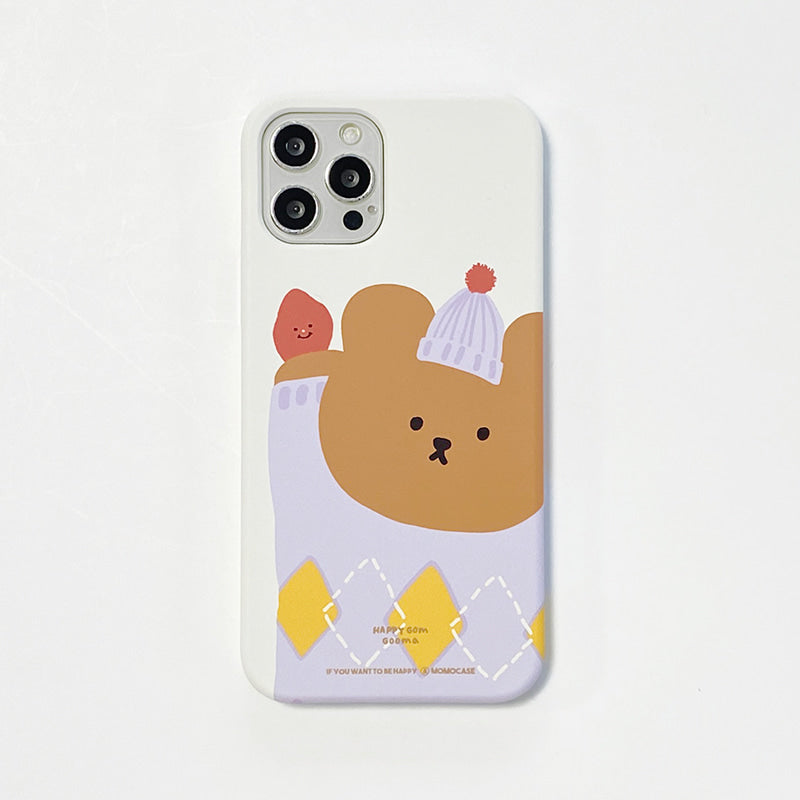 ｜MOMO CASE｜ 498 해피곰구마 Phone Case