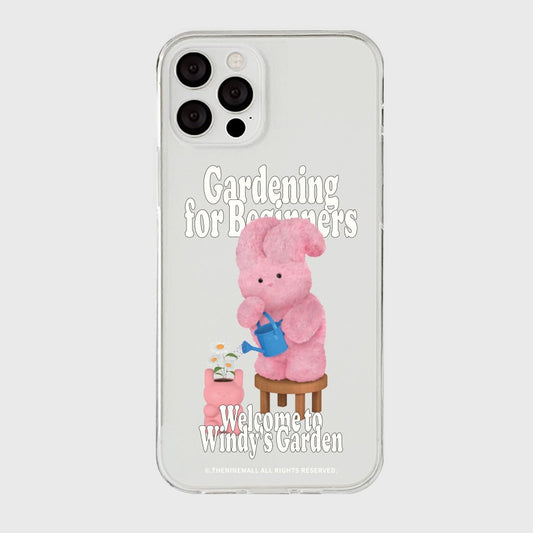 ｜THENINEMALL｜ Windys Garden Clear Phone Case (3 types)