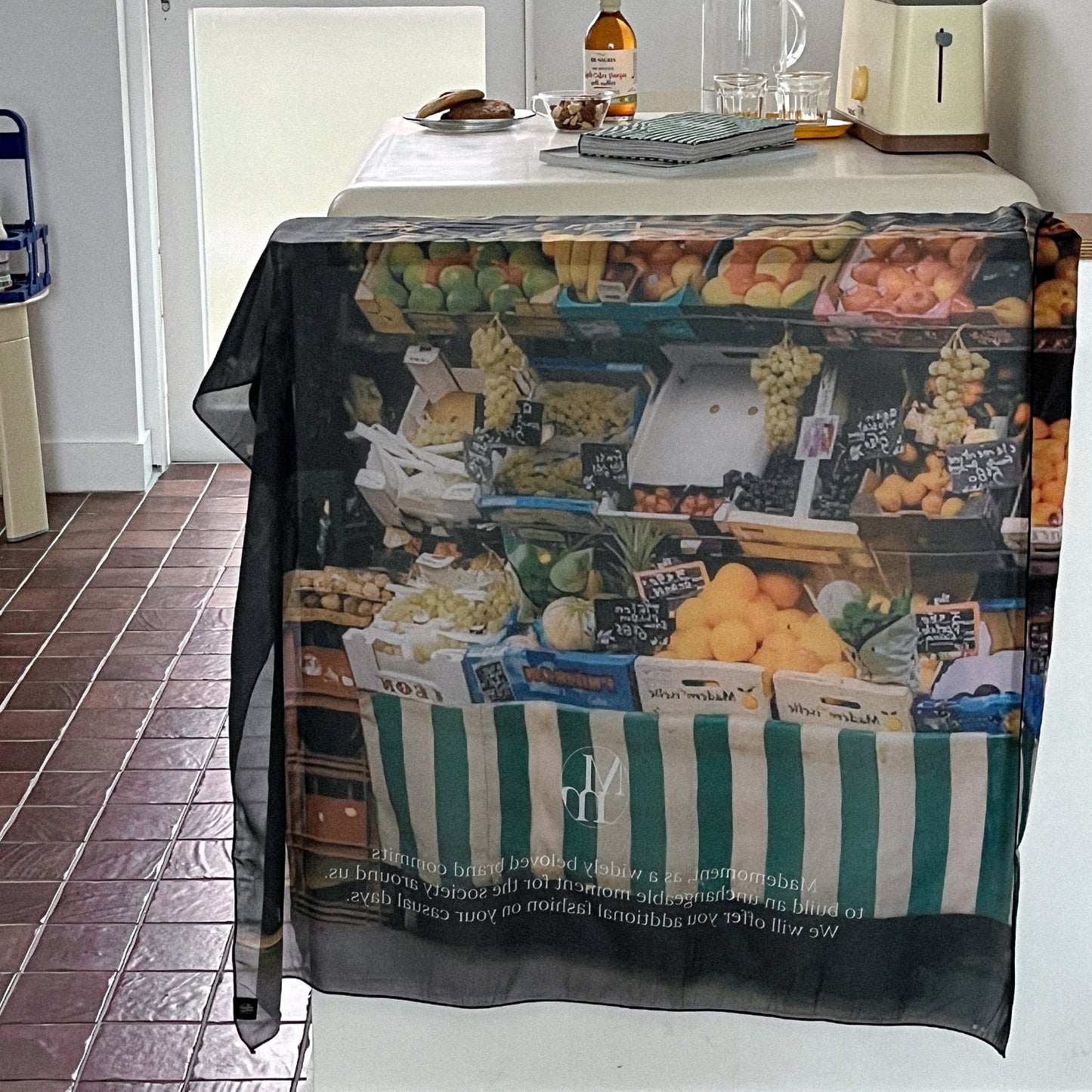 ｜Mademoment｜ Fresh Market Chiffon Fabric Poster