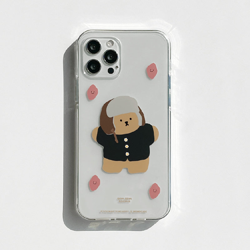 ｜MOMO CASE｜ 499 곰곰구마 Jelly Case