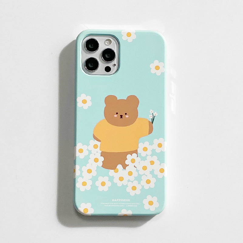 ｜MOMO CASE｜ 485 꽃줄베어 Phone Case