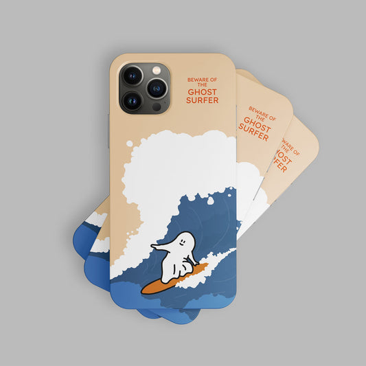 ｜PERCENTAGE｜ Ghost Surfer at Sunset Phone Case (4 Types)