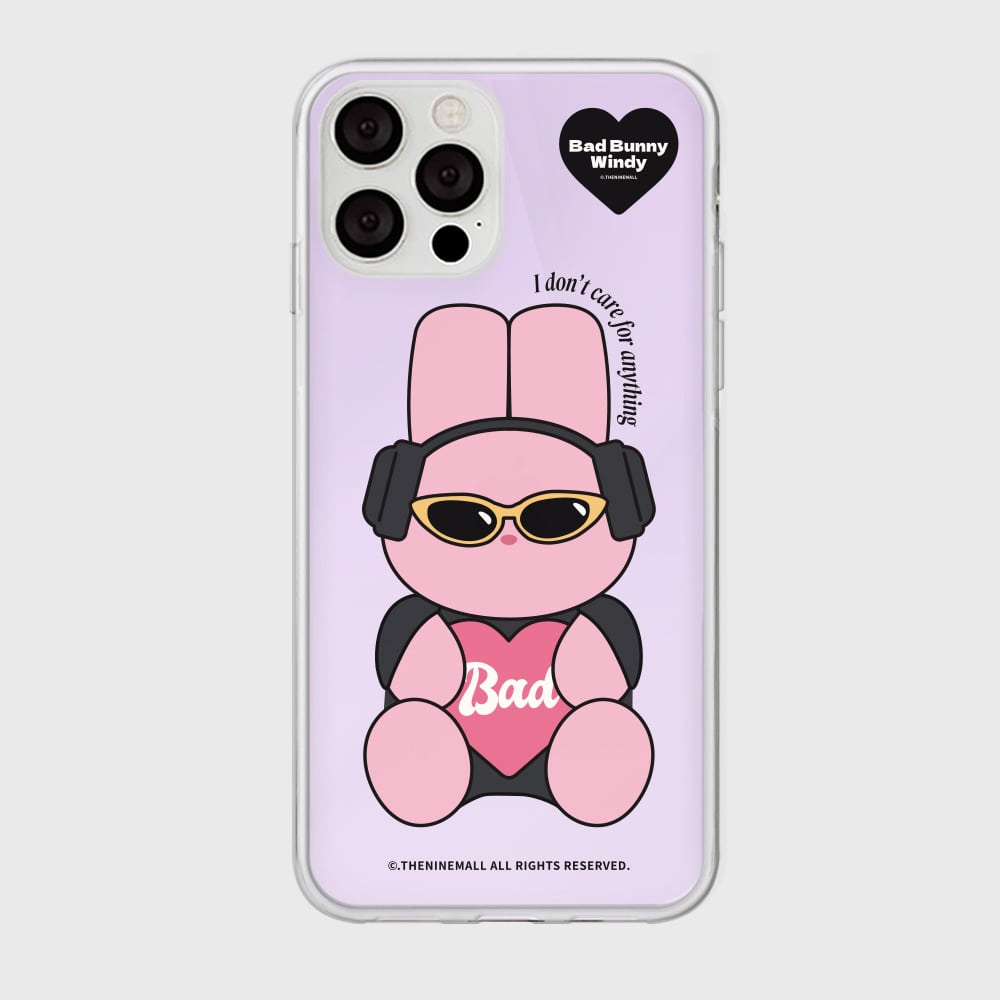 ｜THENINEMALL｜ Pink Checkerboard Bad Windy Mirror Phone Case