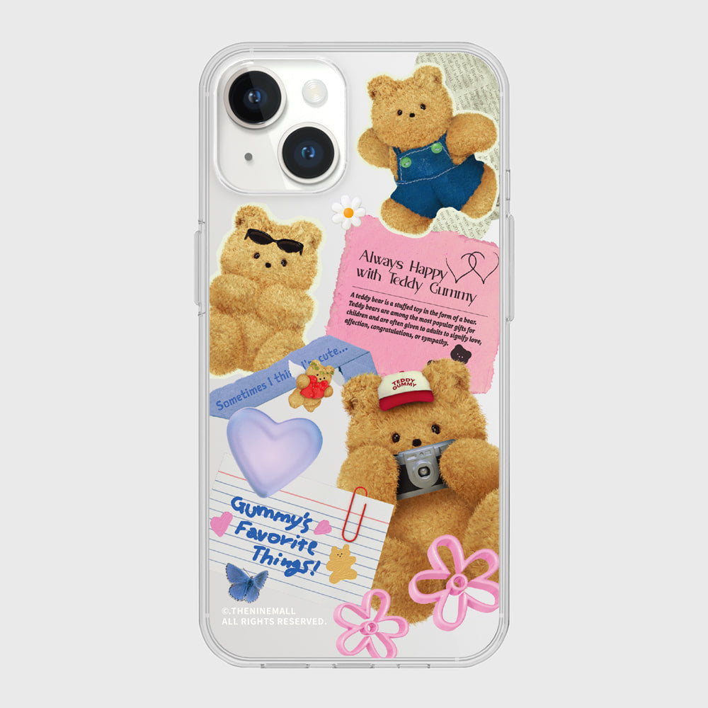 ｜THENINEMALL｜ Gummy Collage Clear Phone Case (3 types)