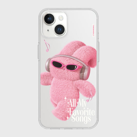 ｜THENINEMALL｜ Windy Favorite Songs Clear Phone Case (3 types)