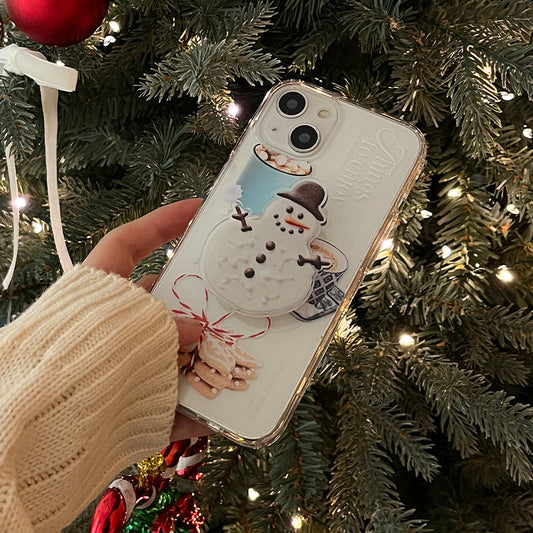 ｜Mademoment｜ Holiday Dessert Design Clear Phone Case (3 Types)