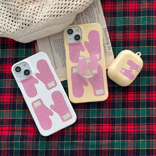 ｜Mademoment｜ Keep Warm Mittens Design Phone Case