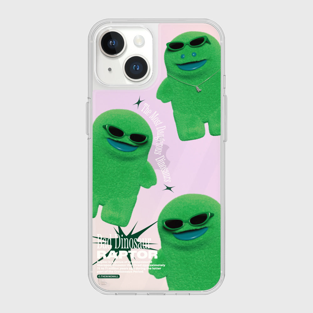 ｜THENINEMALL｜ Pattern Bad Raptor Mirror Phone Case