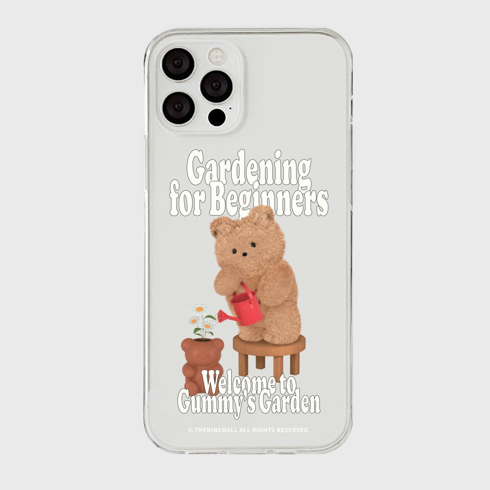｜THENINEMALL｜ Gummys Garden Clear Phone Case (3 types)