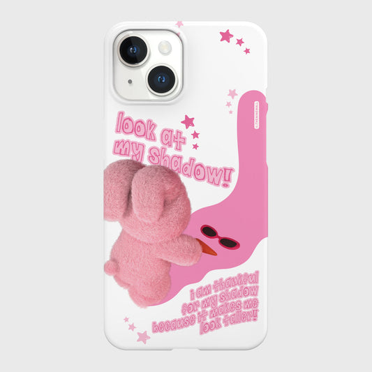 ｜THENINEMALL｜ Pink Shadow Windy Hard Phone Case (2 types)