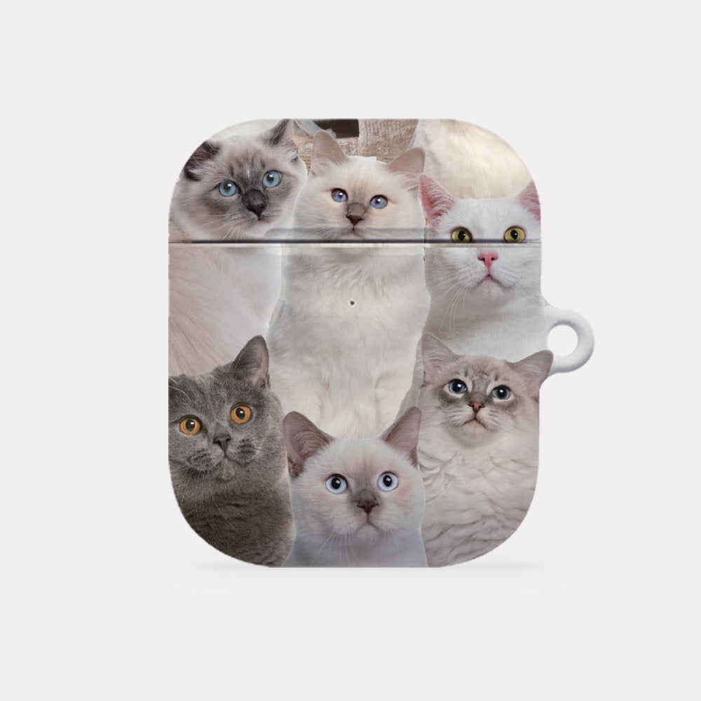 ｜Mademoment｜ Meow Cat Friends Design AirPods Case