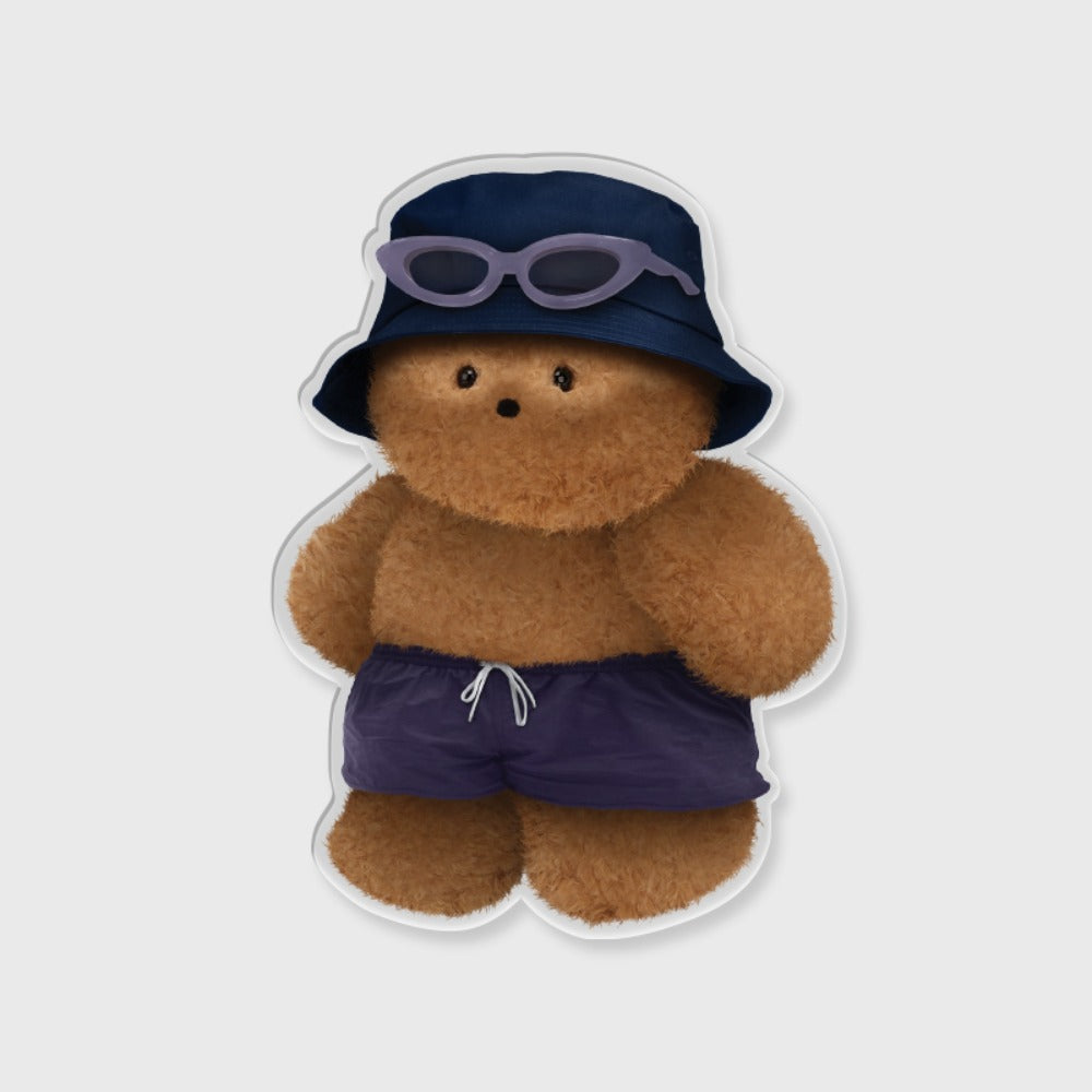 ｜THENINEMALL｜ 네이비 태닝 테디 Acrylic Tok