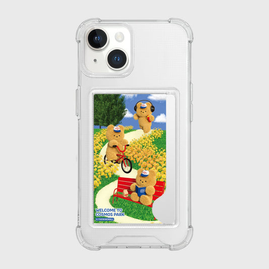 ｜THENINEMALL｜ Welcome To Cosmos Park Clear Phone Case (1 type)