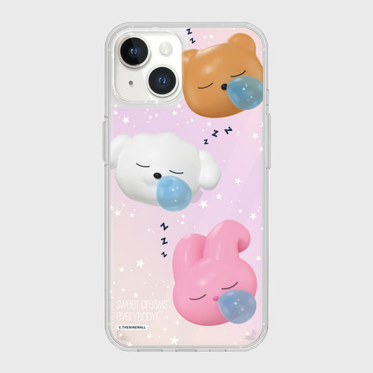 ｜THENINEMALL｜ Pattern Sweet Dreams Mirror Phone Case