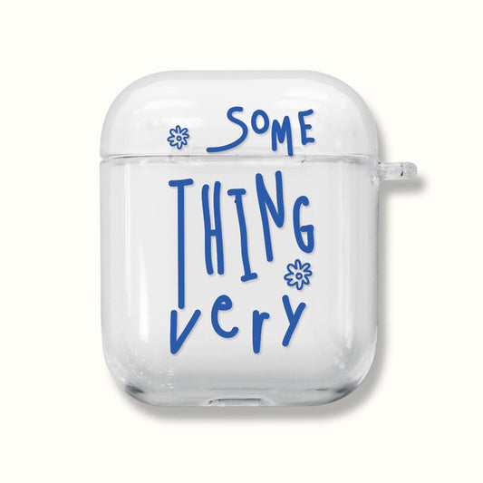 ｜MOMO CASE｜ 509 SOMETHING Clear Airpods Case
