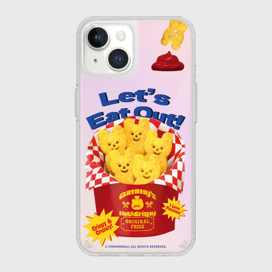 ｜THENINEMALL｜ Smile Gummy Fries Mirror Phone Case