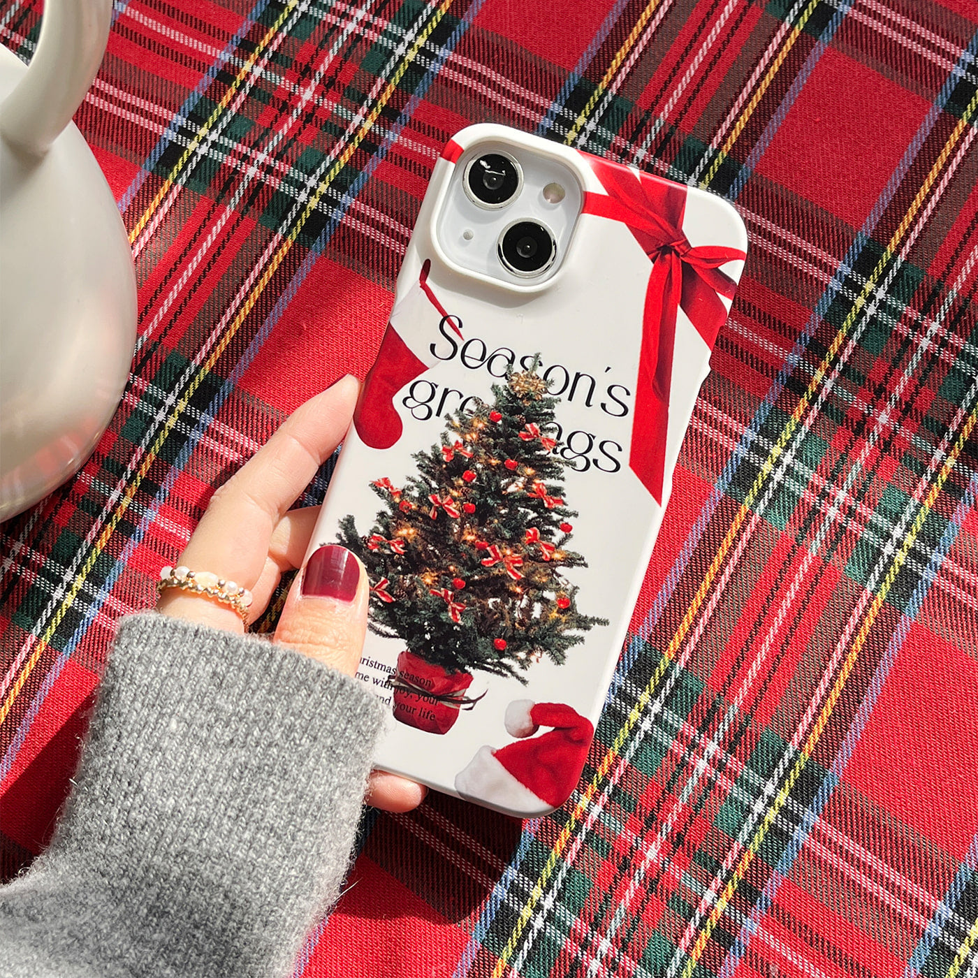｜Mademoment｜ Season Joy Lettering Design Phone Case
