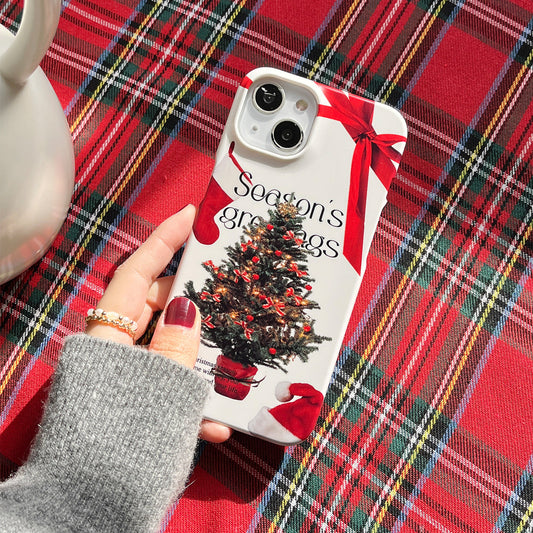 ｜Mademoment｜ Season Joy Lettering Design Phone Case