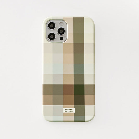 ｜MOMO CASE｜ 505 윈썸체크(블랙브라운) Phone Case