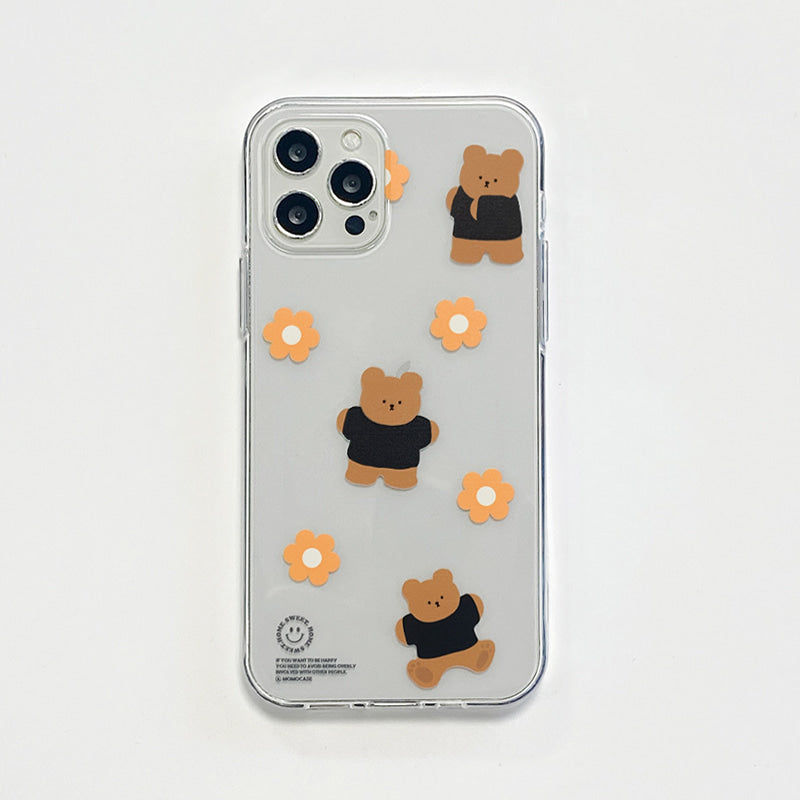 ｜MOMO CASE｜ 494 블라썸베어 Jelly Case