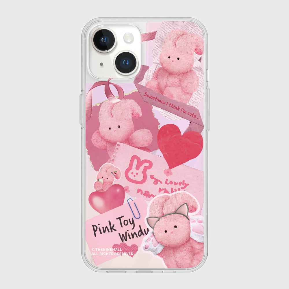 ｜THENINEMALL｜ Windy Collage Mirror Phone Case