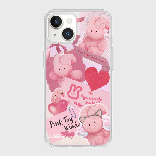 ｜THENINEMALL｜ Windy Collage Mirror Phone Case