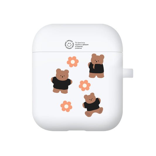 ｜MOMO CASE｜ 494 블라썸베어 Color Jelly Airpods Case (10 Colors)