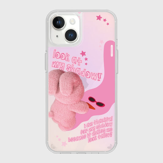 ｜THENINEMALL｜ Pink Shadow Windy Mirror Phone Case
