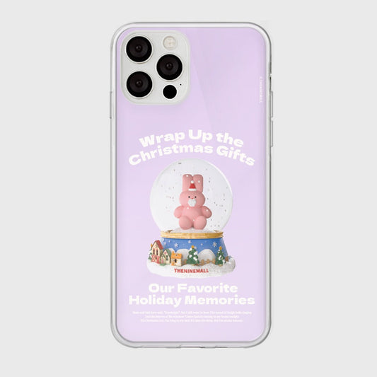 ｜THENINEMALL｜ Windy Snowball Mirror Phone Case
