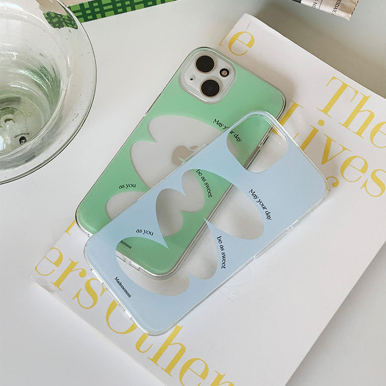 ｜Mademoment｜ 메이유얼데이 프레임 디자인 Clear Phone Case (2 Types)