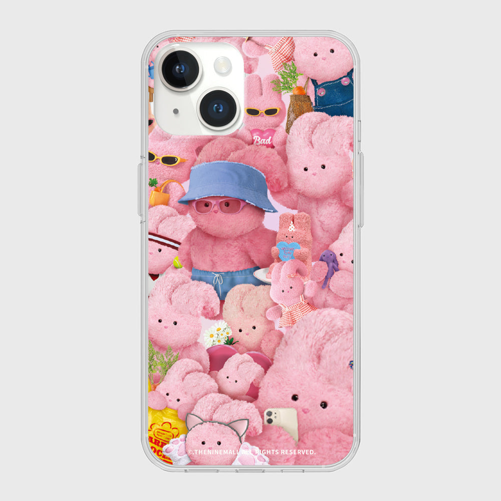 ｜THENINEMALL｜ Pink Windy Mood Mirror Phone Case