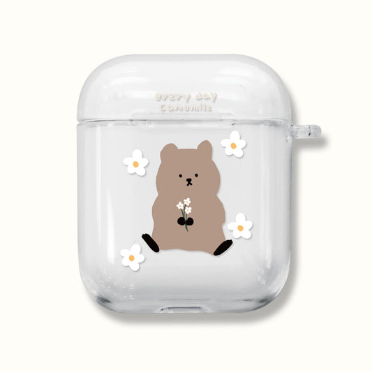 ｜MOMO CASE｜ 493 쿼카Mile Clear Airpods Case