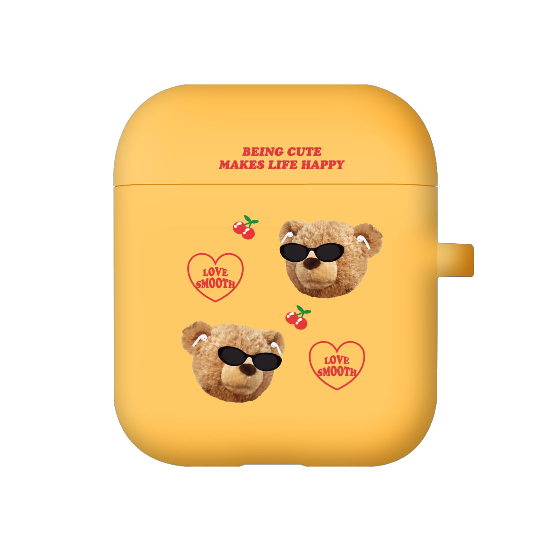 ｜MOMO CASE｜ 495 썬그리체리 Color Jelly Airpods Case (10 Colors)