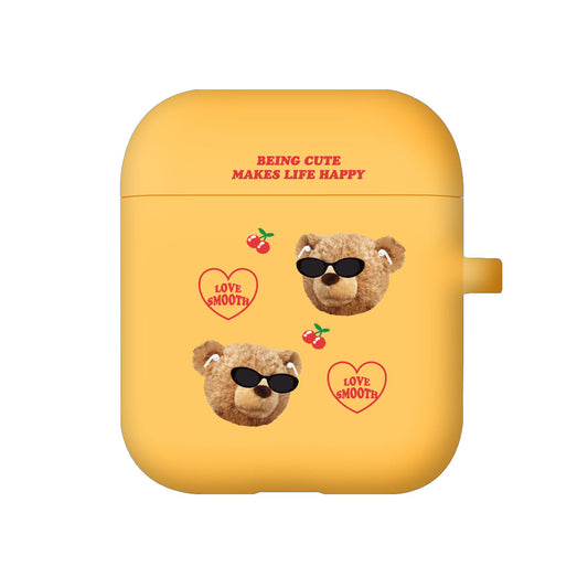 ｜MOMO CASE｜ 495 썬그리체리 Color Jelly Airpods Case (10 Colors)