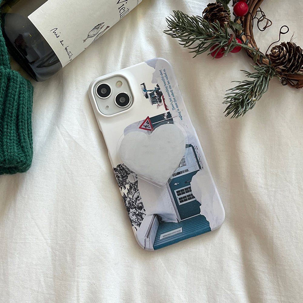 ｜Mademoment｜ Beautiful Snow Pile Design Phone Case