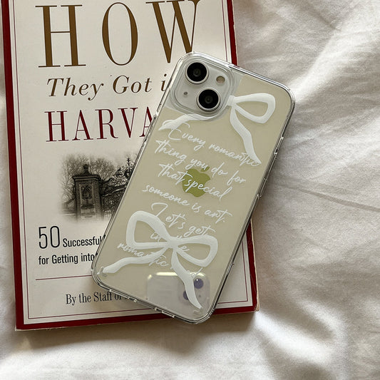 ｜Mademoment｜ Romantic Love Design Glossy Mirror Phone Case