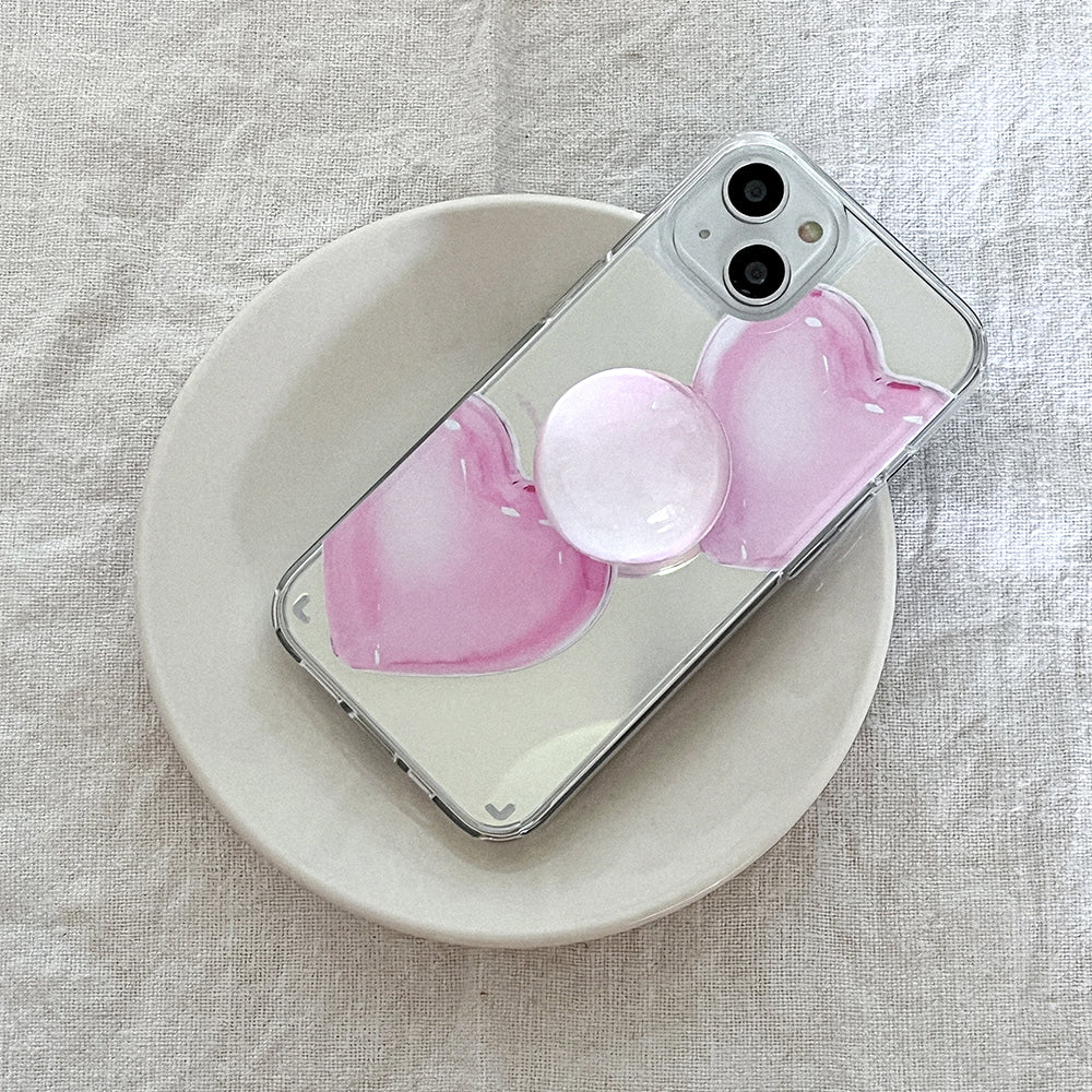 ｜Mademoment｜ Pure Love Design Glossy Mirror Phone Case