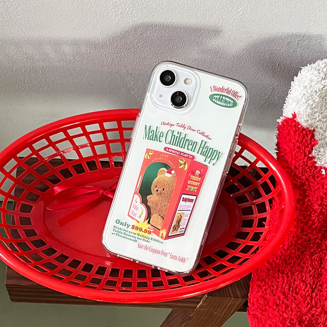 ｜THENINEMALL｜ Holiday Edition Gummy Clear Phone Case (3 types)
