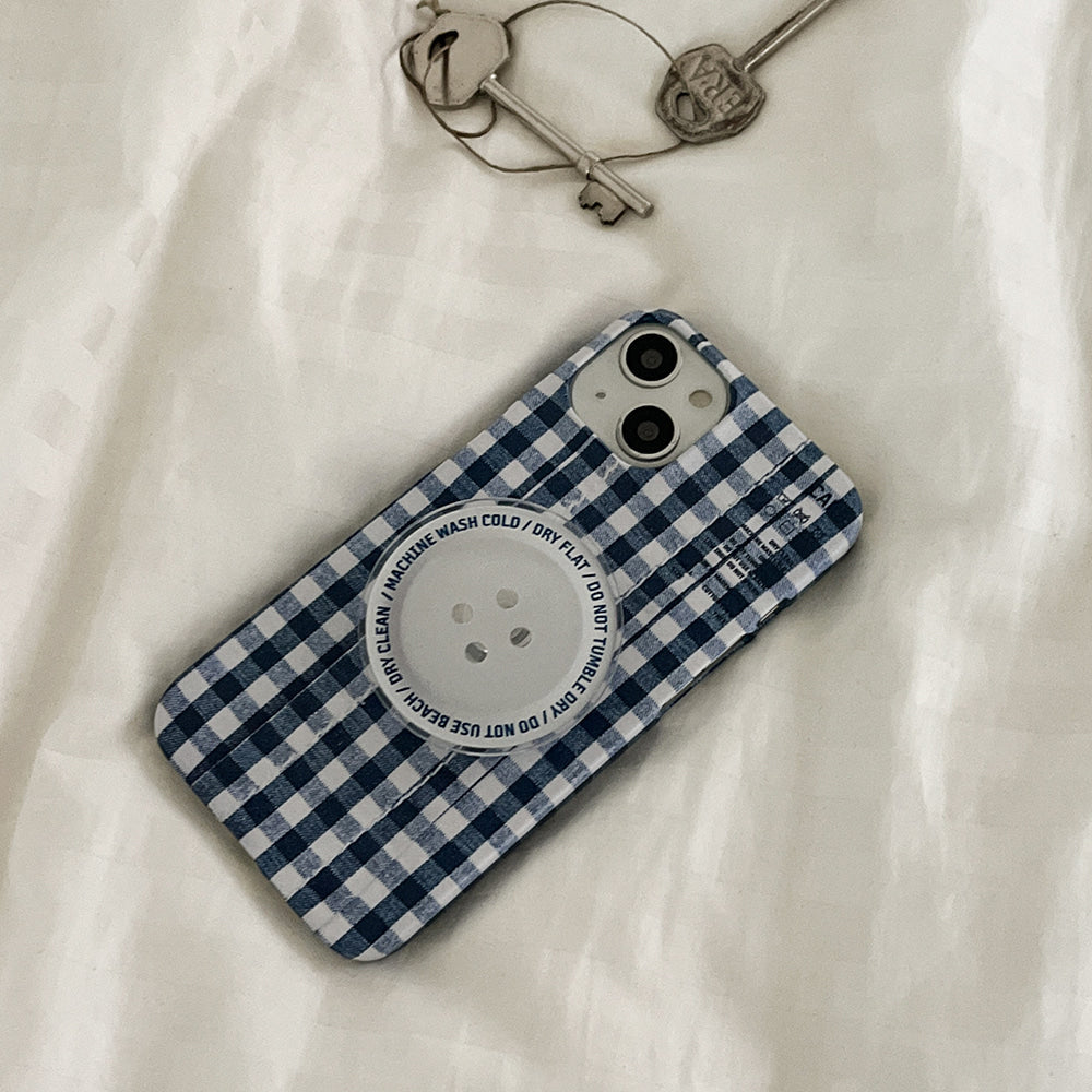 ｜Mademoment｜ Vintage Gingham Pajamas Design Phone Case