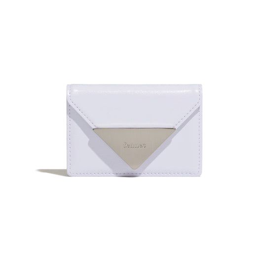 ｜Fennec｜ CRINKLE TRIANGLE ACCORDION POCKET - FOG LAVENDER