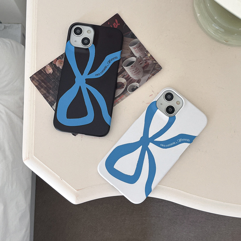 ｜Mademoment｜ Own Romantic Ribbon Design Phone Case