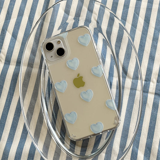 ｜Mademoment｜ Pure Love Pattern Design Glossy Mirror Phone Case