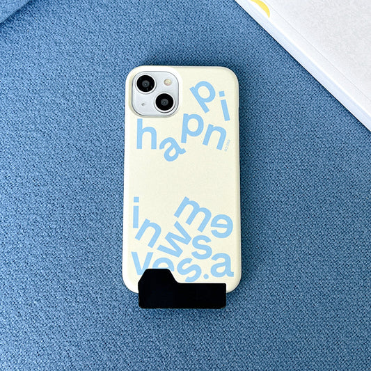 ｜Mademoment｜ Wave of Happiness Lettering Design Phone Case